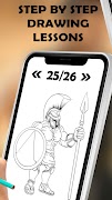 How to Draw Gladiator ภาพหน้าจอ 1