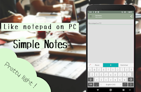 Simple light notes पोस्टर