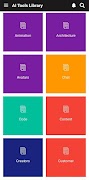 برنامه‌نما AI Tools Library عکس از صفحه