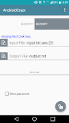 AESCrypt for Android (AndroidC captura de pantalla 2