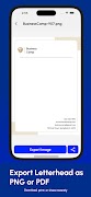 Letterhead Maker App captura de pantalla 5