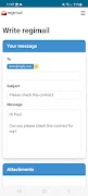 regimail screenshot 2