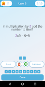 Math Games - learn mathematics اسکرین شاٹ 1