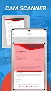 文件 扫描器： 快 凸轮 扫描器 和 PDF 转换器 海報
