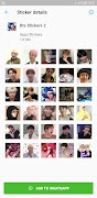 Bts Stickers capture d'écran 6