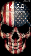 Skull 3D Pattern Lock Screen скриншот 6