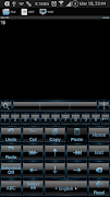 AI Keyboard Theme Frame Blue captura de pantalla 3