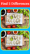 違いを見つける-違いを見つける-食べ物 スクリーンショット 1