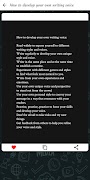 Writing Tips capture d'écran 1