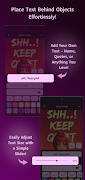 TextBehind - depth LiveWall اسکرین شاٹ 4