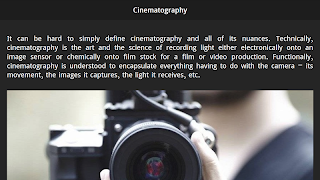 Learn Cinematography captura de pantalla 6