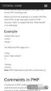 PHP Tutorials Offline screenshot 3