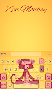 Zen Monkey Animated Keyboard スクリーンショット 1