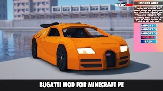 Bugatti Veyron Mod Minecraft 스크린샷 4