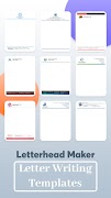 پوستر Letterhead Maker - Templates