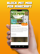 Block Pet Mod for Minecraft পোস্টার