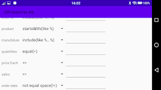 CSV File Search Viewer(by SQL and keyword) 截图 4