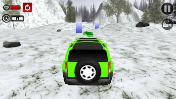 SUV Snow Driving 3D screenshot 2