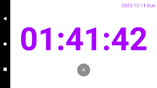برنامه‌نما Digital Clock عکس از صفحه