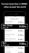 World Clock & Widget स्क्रीनशॉट 1