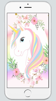 Unicorn Wallpaper | Kawaii Wallpaper Cute imagem de tela 2