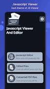 JavaScript Viewer: JS Editor Ekran Görüntüsü 1
