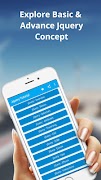 Learn JQuery Tutorial capture d'écran 1