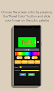 Scroll Text with blink Screen 截圖 2