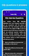 Learn SQL تصوير الشاشة 4