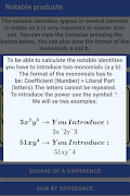 Calculate Notable Identities ภาพหน้าจอ 2