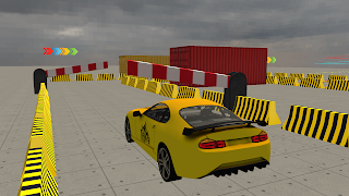 Car parking game with hurdles screenshot 1