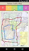 نقشه ترافیک شهر تهران وجاده ها capture d'écran 2