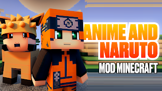 Anime and Naruto Mod Minecraft captura de pantalla 1