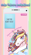 برنامه‌نما Unicorn Invitation Maker عکس از صفحه