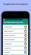 Easy Drug Dose Calculator 截圖 3