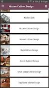 Kitchen Cabinet Design ảnh chụp màn hình 1