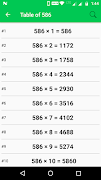 Math Tables screenshot 5