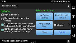 برنامه‌نما Keep Screen On Free عکس از صفحه