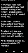 A Prompter for Android اسکرین شاٹ 3