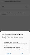Simple Video Ads Skipper Ekran Görüntüsü 2