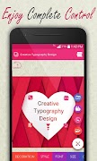 Creative Typography Design اسکرین شاٹ 3