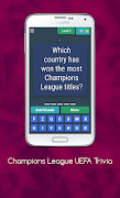 Champions League UEFA Trivia 스크린샷 3