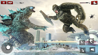 King Kong Fight Godzilla 3D captura de pantalla 1