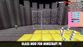 برنامه‌نما Glass Mod for Minecraft PE عکس از صفحه