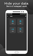 Hide Photos & videos - Notepad ภาพหน้าจอ 2