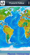 World Map - Atlas poster