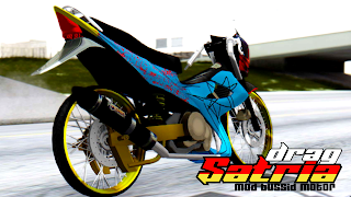 Mod Bussid Motor Drag Satria poster
