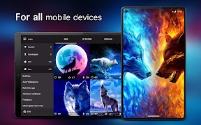 برنامه‌نما Wolf Wallpapers PRO عکس از صفحه