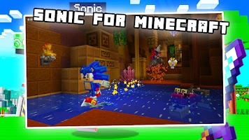 Sonic mod for Hedgehog MCPE Screenshot 1