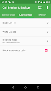 Call Blocker &Call Logs Backup screenshot 1